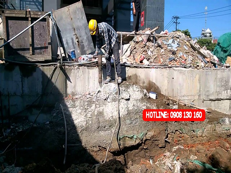 Đục Phá Bê Tông Quận Bình Thạnh Giá Rẻ, LH 0908.130.160