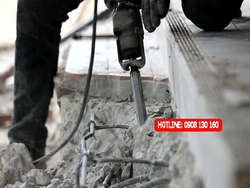 Đục Phá Bê Tông Quận Bình Thạnh Giá Rẻ – Nhận Khoan Cắt, Rút Lõi Bê Tông Uy Tín